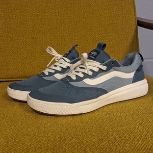 Vans Ultra range light blue and navy blue